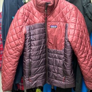 Patagonia  Quilted Jacket - Red and Purple